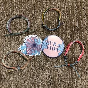 4 PACK PURAVIDA BRACELETS